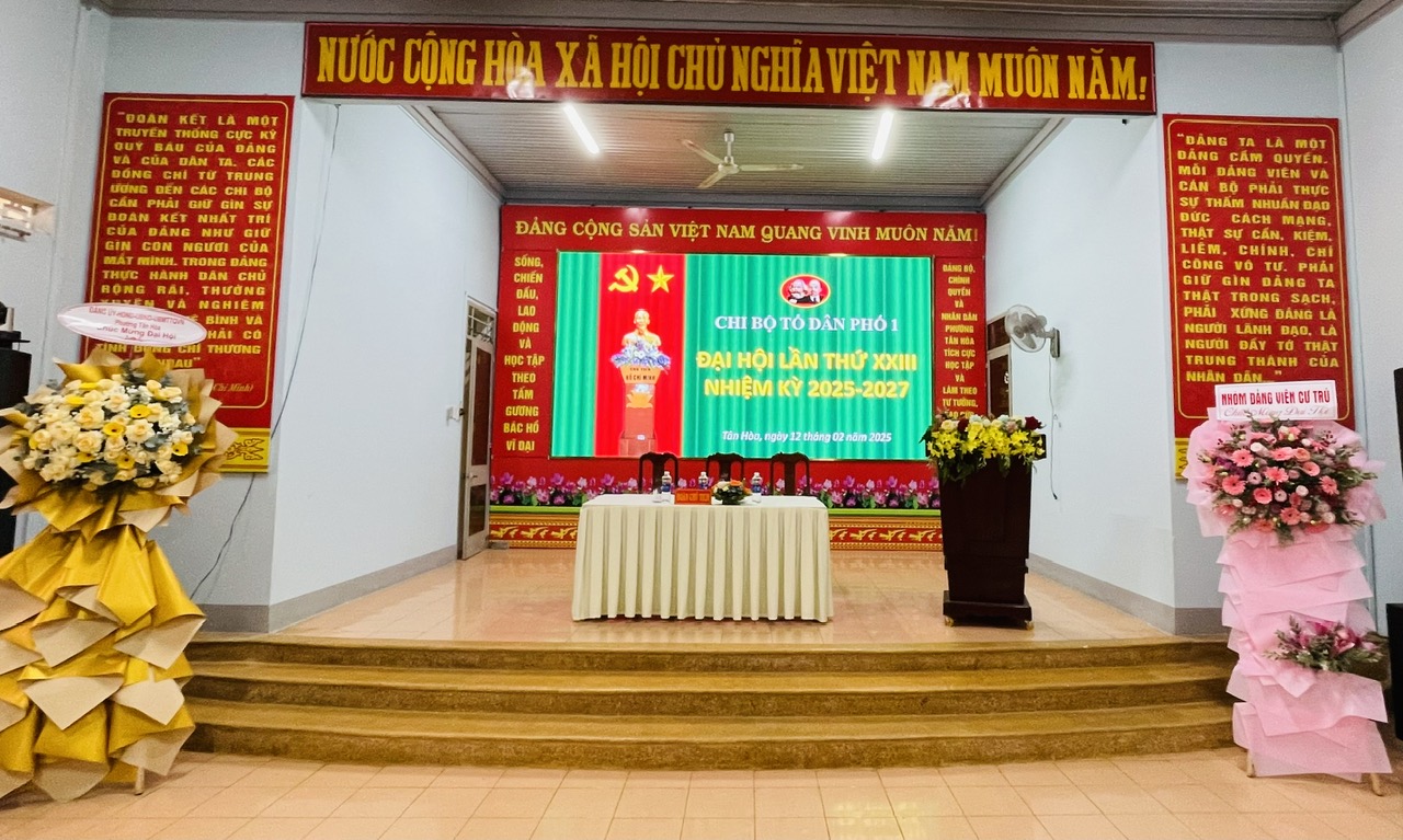 ĐẠI HỘI CHI BỘ 1 ĐÃ TỔ CHỨC THÀNH CÔNG TỐT ĐẸP