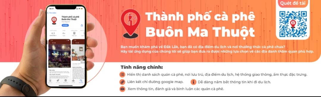 ỨNG DỤNG APP CÀ PHÊ VÀ DU LỊCH THÀNH PHỐ BUÔN MA THUỘT